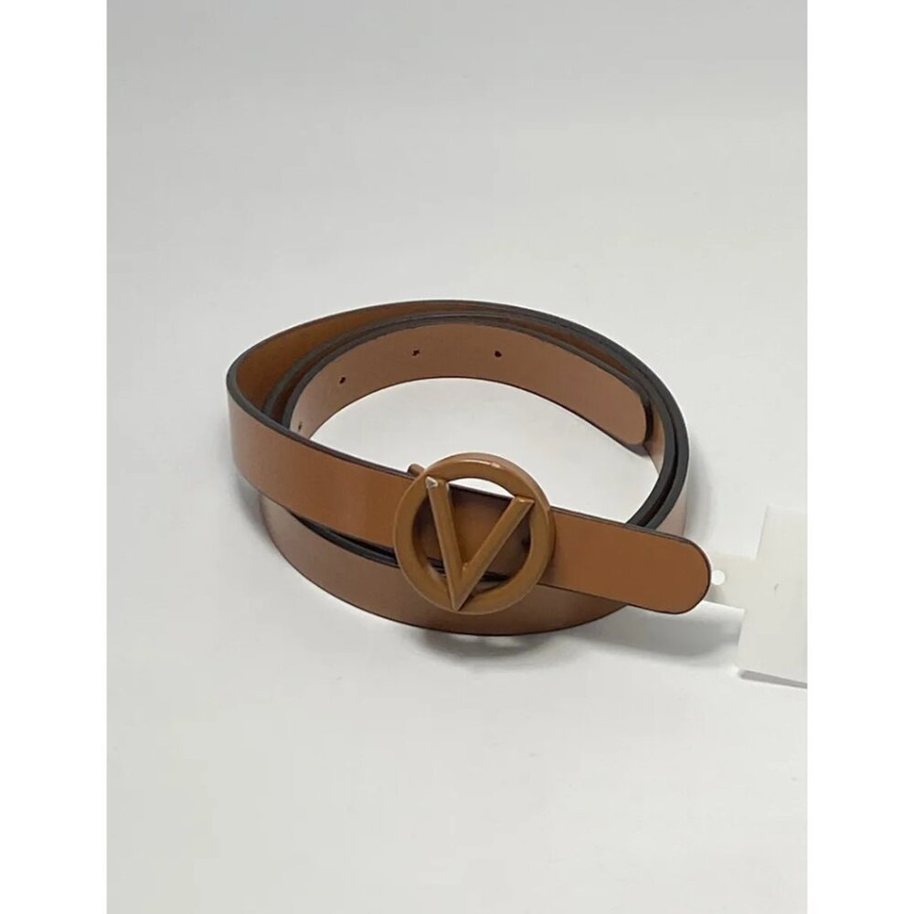 Valentino Leather Logo M belt